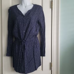 Navy hinge  mini dress